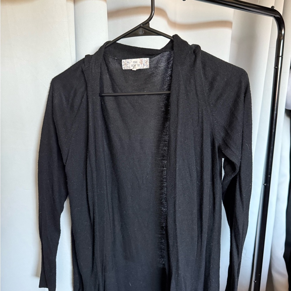 Pink Republic Black Cardigan